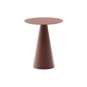 Kulatý odkládací stolek se skleněnou deskou ø 30 cm Wilshire – Kave Home obraz