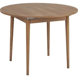 Kulatý rozkládací jídelní stůl s přídavnou deskou v dekoru dubu ø 100 cm Viona – Kalune Design obraz