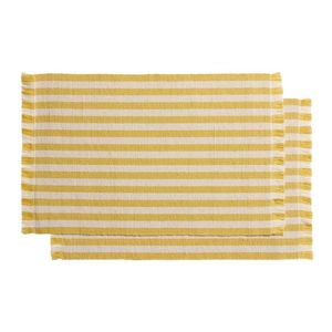 Látková/z juty prostírání v sadě 2 ks 35x50 cm Daltan – Kave Home obraz