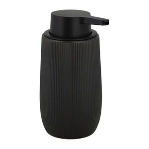 Černý plastový dávkovač mýdla 400 ml Fablo – Wenko obraz