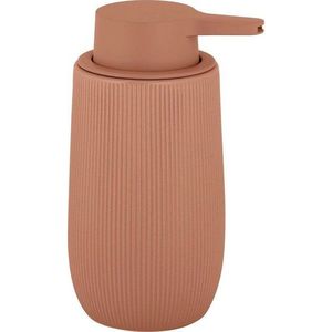 Hnědý plastový dávkovač mýdla 400 ml Fablo – Wenko obraz