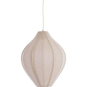 Závěsné svítidlo v přírodní barvě s textilním stínidlem Pasto – Light & Living obraz