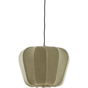 Zelené závěsné svítidlo s textilním stínidlem Zubedo – Light & Living obraz