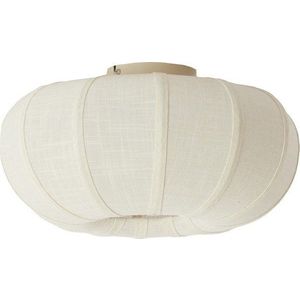 Krémové stropní svítidlo s textilním stínidlem ø 40 cm Zosia – Light & Living obraz