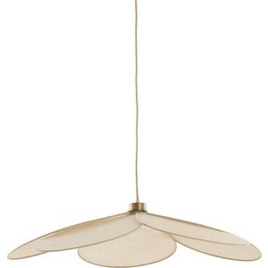 Krémové závěsné svítidlo s textilním stínidlem Fyano – Light & Living obraz
