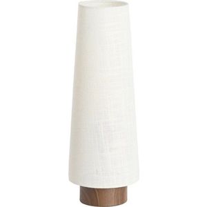 Krémová kovová stolní lampa s textilním stínidlem (výška 42 cm) Howie – Light & Living obraz