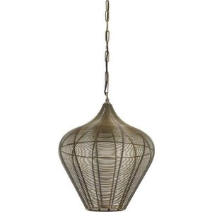 Kovové závěsné svítidlo v bronzové barvě ø 36 cm Alvaro – Light & Living obraz