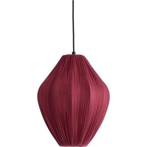 Vínové závěsné svítidlo s textilním stínidlem ø 12 cm Verita – Light & Living obraz