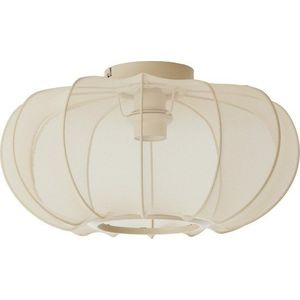 Krémové stropní svítidlo s textilním stínidlem ø 40 cm Plumalia – Light & Living obraz