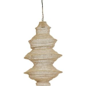 Béžové kovové závěsné svítidlo Nakisha – Light & Living obraz