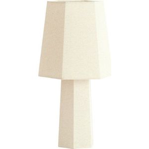 Krémová stolní lampa s textilním stínidlem (výška 50 cm) Musabo – Light & Living obraz