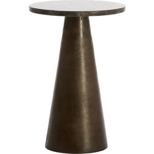 Kulatý odkládací stolek s mramorovou deskou ø 29 cm Ynez – Light & Living obraz