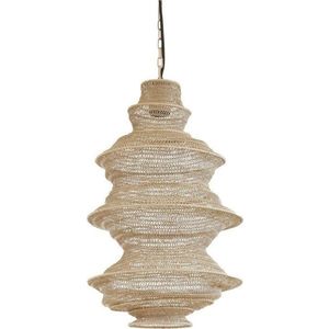 Béžové kovové závěsné svítidlo Nakisha – Light & Living obraz