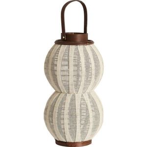 Dřevěná/látková lucerna (výška 48 cm) Arbore – Light & Living obraz