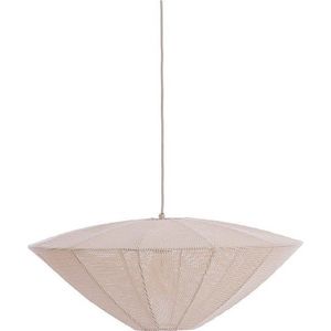 Krémové závěsné svítidlo s textilním stínidlem Satilla – Light & Living obraz