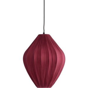 Vínové závěsné svítidlo s textilním stínidlem ø 12 cm Verita – Light & Living obraz