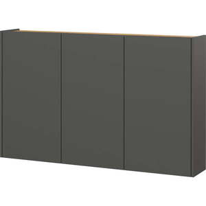 Antracitová závěsná skříňka v dekoru dubu 138x87x25 cm Libbiano – Germania obraz
