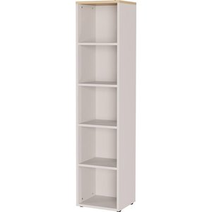 Krémový matný regál 45x197x40 cm Lissabon – Germania obraz