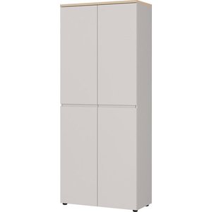 Krémová matná komoda 80x197x40 cm Lissabon – Germania obraz