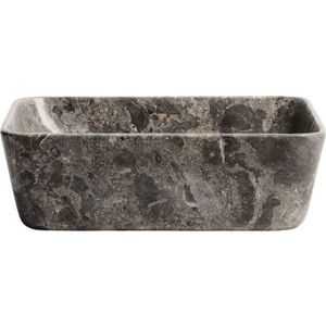 Šedé kamenné umyvadlo 40x40 cm Darnen – Kave Home obraz