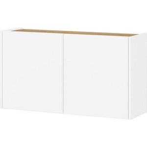Bílá závěsná skříňka v dekoru dubu 93x52x29 cm Libbiano – Germania obraz