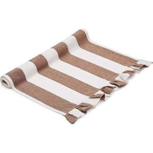 Běhoun na stůl s příměsí lnu 50x150 cm Maura – Kave Home obraz