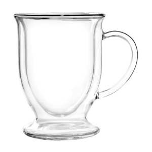 Dvoustěnné/na latte skleněné hrnky v sadě 2 ks 250 ml Amo – Vialli Design obraz