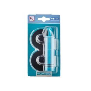 Sada 2 černých samodržicích nástěnných adaptérů a pumpičky Wenko Vacuum-Loc Classic Plus obraz