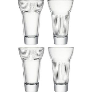 Skleničky v sadě 4 ks na panáky 220 ml Mix – La Rochére obraz
