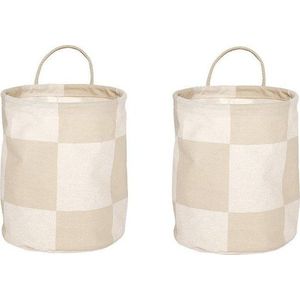 Látkové košíky v sadě 2 ks ø 18x22 cm Chess – OYOY Living Design obraz