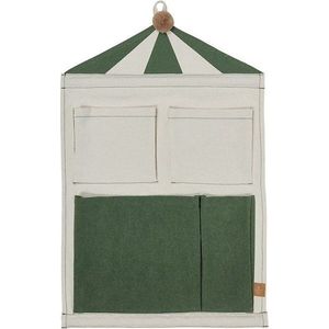 Zelený/krémový látkový závěsný organizér 40x1x60 cm Circus – OYOY Mini obraz
