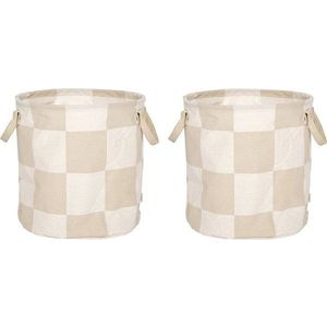 Látkové košíky v sadě 2 ks ø 32x32 cm Chess – OYOY Living Design obraz
