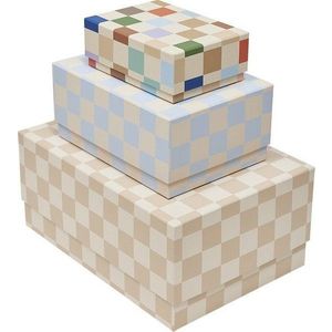 Kartonové dětské úložné boxy v sadě 3 ks 31x22x14 cm Mana – OYOY Mini obraz