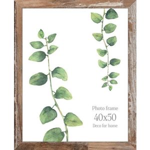Hnědý rámeček na fotografii Styler Bergen Shabby, 46 x 56 cm obraz