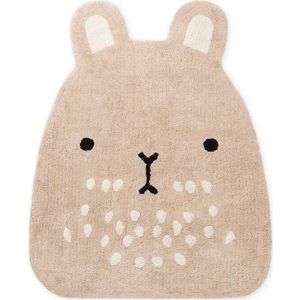 Béžový pratelný/ručně tkaný bavlněný dětský koberec 120x152 cm Snuggle Pucki – Hanse Home obraz