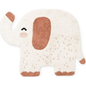 Hnědý/krémový pratelný/ručně tkaný bavlněný dětský koberec 95x120 cm Snuggle Emmi – Hanse Home obraz