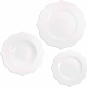 Jídelní sada 18 ks z kostního porcelánu pro 6 osob Queen – Brandani obraz