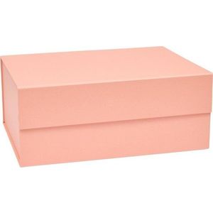 Světle růžový kartonový úložný box s víkem 33x25x15 cm Hako – OYOY Living Design obraz