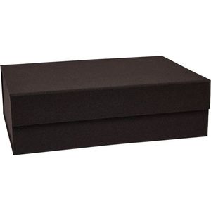 Tmavě hnědý kartonový úložný box s víkem 45x33x15 cm Hako – OYOY Living Design obraz