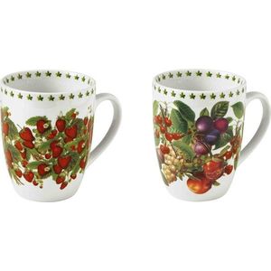 Bílé hrnky v sadě 2 ks z kostního porcelánu 350 ml Le Primizie – Brandani obraz