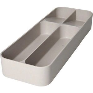 Šedý plastový příborník do zásuvky 13, 5 x 39 cm – Brandani obraz