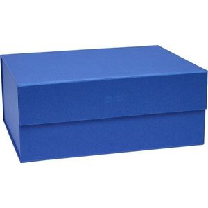 Modrý kartonový úložný box s víkem 33x25x15 cm Hako – OYOY Living Design obraz