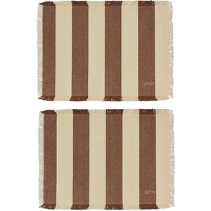 Prostírání v sadě 2 ks z bio bavlny 36x48 cm Toppu – OYOY Living Design obraz