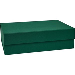 Tmavě zelený kartonový úložný box s víkem 45x33x15 cm Hako – OYOY Living Design obraz