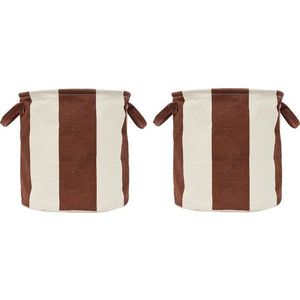 Látkové košíky v sadě 2 ks ø 32x32 cm Kara – OYOY Living Design obraz