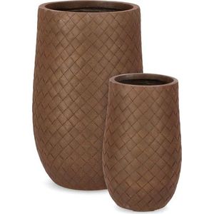Květináče v sadě 2 ks ø 48 cm Rhombus – Bizzotto obraz
