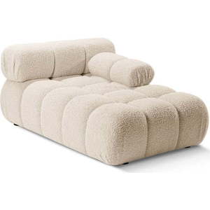 Béžový modul pohovky z textilie bouclé (pravý roh) Bellis – Micadoni Home obraz