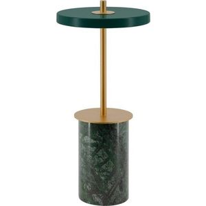 Zelená mramorová LED stmívatelná stolní lampa s kovovým stínidlem (výška 25, 5 cm) Asteria Move Mini – UMAGE obraz