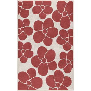 Červený pratelný koberec 60x100 cm Red Meadow – Mila Home obraz