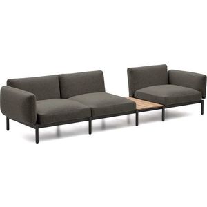 Tmavě šedá čalouněná zahradní pohovka Sorells – Kave Home obraz